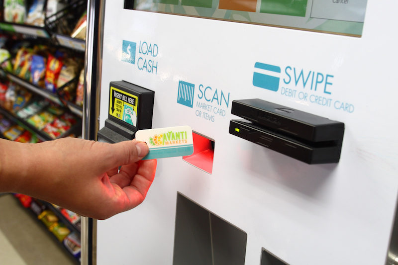 Las Vegas micro-market service and vending machines